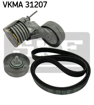 VKMA 31207 SKF Комплект поликлинових ременів (з роликами)1